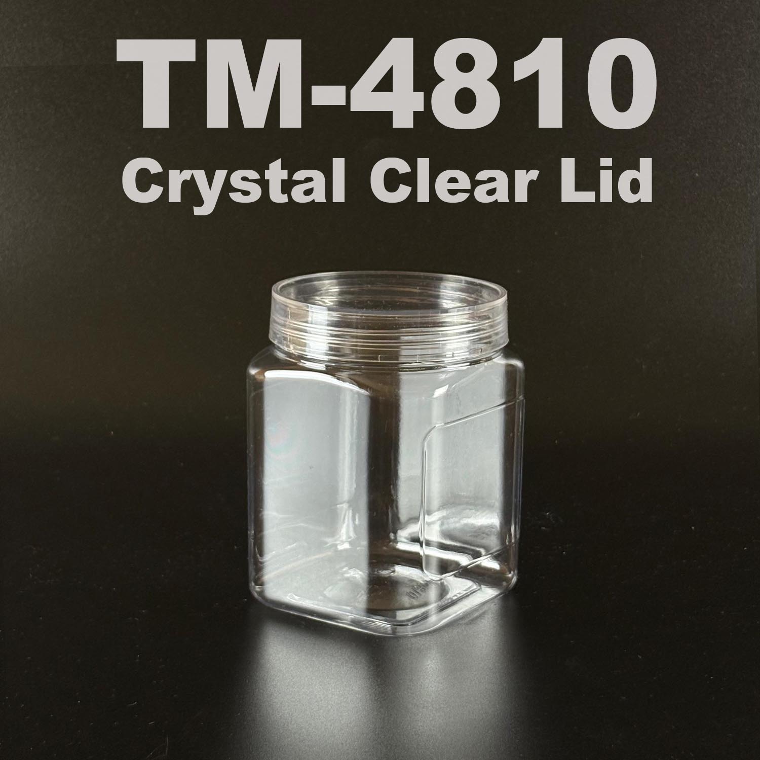 PET BOTTLE 1000ml with cyrstal clear lid